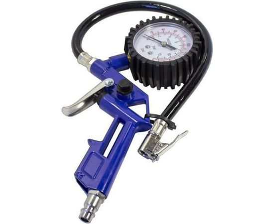 Пистолет для подкачки шин Forsage F-STG-27 с аналоговым манометром и шлангом 50356 