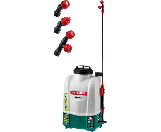 Аккумуляторный опрыскиватель ЗУБР 18 В, 4 А*ч, 10 л ОПЛ-10-41 