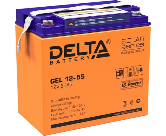 Delta Аккумуляторная батарея GEL 12-55 
