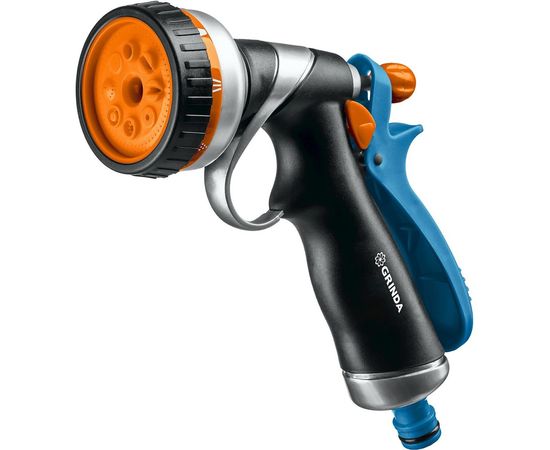 Металлический поливочный пистолет GRINDA PROLine RM-8 8 режимов, TPR покрытие 8-427143_z02 