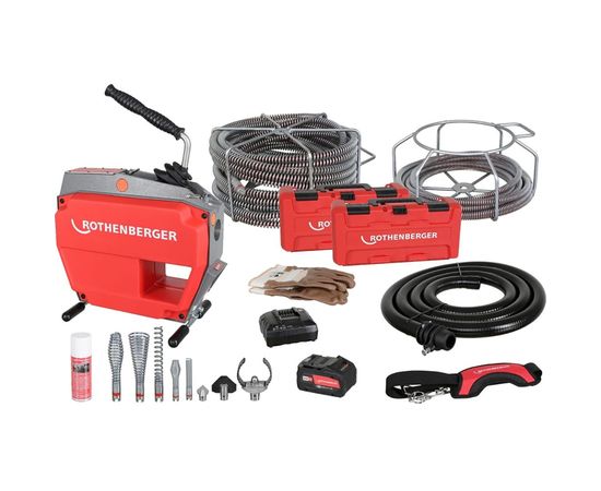 Rothenberger Аккумуляторная машина для прочистки труб R600 VarioClean 1000003346 