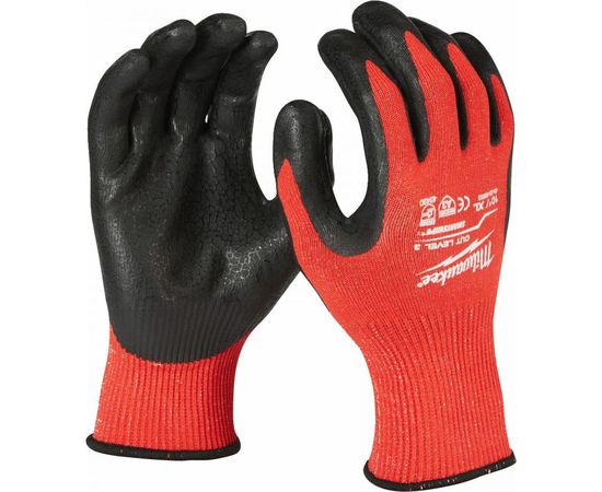Milwaukee Перчатки с защитой от порезов, уровень 3, размер M/8 12 пар 4932471618 