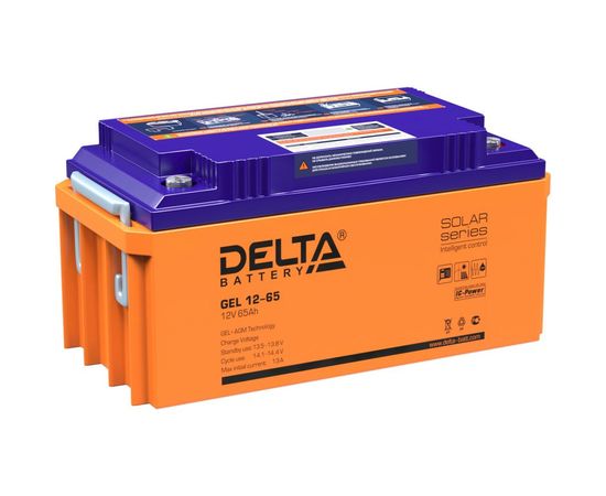Delta Аккумуляторная батарея GEL 12-65 