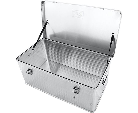 РИФ Ящик алюминиевый усиленный с замком 902х495х379 мм ДхШхВ E902495379 