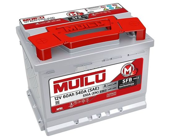 Аккумуляторная батарея Mutlu SFB M2 6СТ-60.1 L2.60.051.B 
