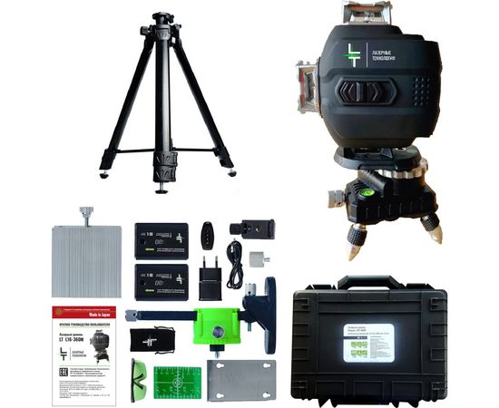 Лазерный уровень LT L16-360М + тренога 1.5м усиленная L16-360M/1.5м-УС 