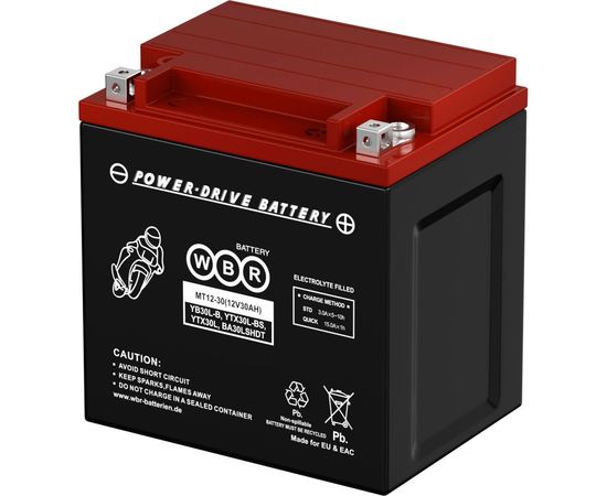 Мото аккумулятор WBR MT12-30 WBR 