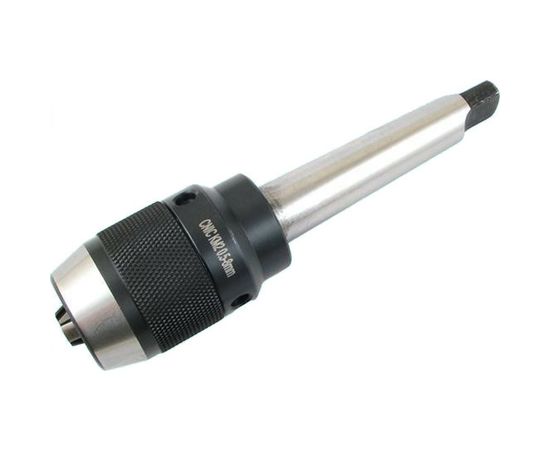 Патрон сверлильный самозажимной бесключевой ПСС-08 с хвостовиком КМ2 с лапкой, 0.5-8 мм CNIC 55071 