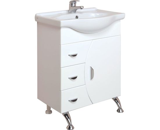 Тумба с раковиной ONIKA ЛУНА 60.106 3 ящика 106005 