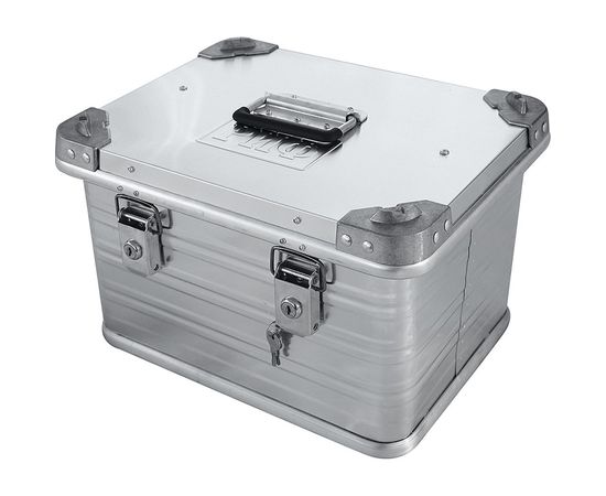 Алюминиевый ящик РИФ усиленный с замком 432х335х277 мм ДхШхВ E432335277 
