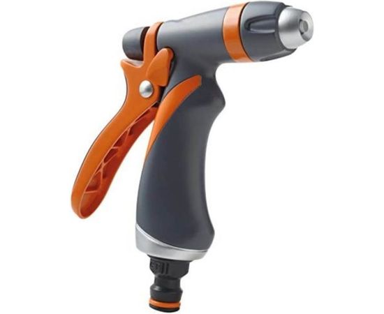 Металлический пистолет-распылитель с прорезиненным корпусом и регулируемым алюминиевым соплом GF 5547 