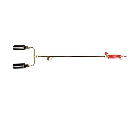 Газовоздушная кровельная горелка KRASS ГВ-131 вентильная, двухфакельная 2117543 