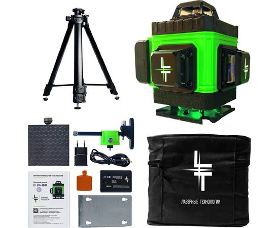 Лазерный уровень LT L16-360А + тренога 1.5м усиленная L16-360A/1.5м-УС 
