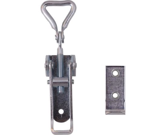 Замок для ящика VORMANN с регулирующим винтом, с прямой ответной частью 92/123х32 мм, оцинкованный 01203000/8018 