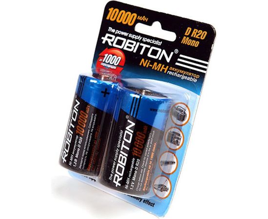 Аккумулятор Robiton 10000MHD-2 BL2 кор.80 13650 