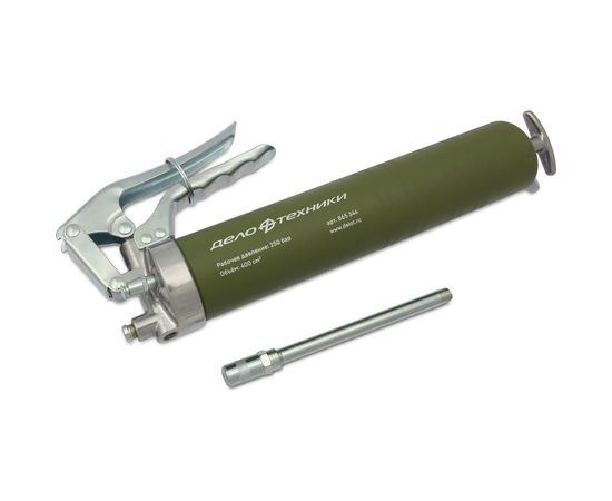 Шприц для смазки Дело Техники плунжерный, пистолетного типа, 400 см3 865344 