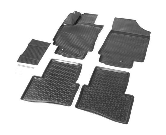 Коврики в салон автомобиля Rival для Hyundai Creta 2016-2020 2020-н.в., полиуретан, без крепежа, 5 шт., 12310001 