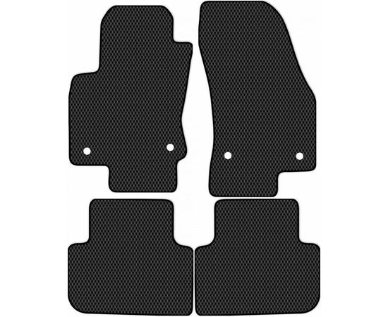 Автоковрики Allmone ЭВА черные, VOLKSWAGEN TIGUAN, 2017 г.в. 5030-4Y-H01S 