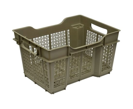 Универсальный ящик Violet 16 л, 400x300x220 мм, капучино, набор 3 шт. 173619 