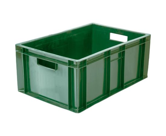 Ящик Тара.ру 600x400x250 сплошной, зеленый 19158 