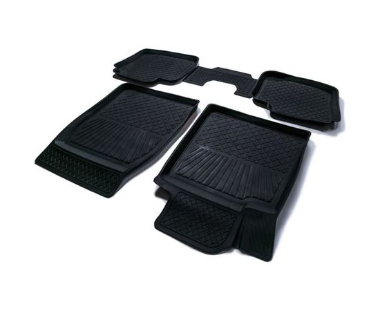 Резиновые коврики SRTK в салон 3D STANDART для GAZ Volga Siber 2008-2010 VOL.SIB.08G.01041 
