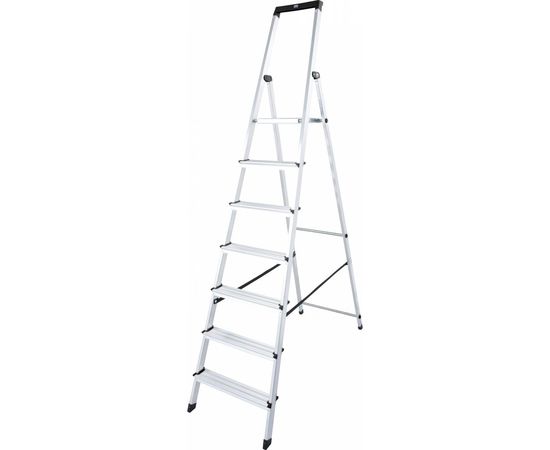 Свободностоящая стремянка с семью ступеньками Krause MONTO SOLIDY 126252 