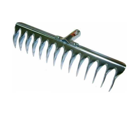 Грабли SKRAB витой зуб, без рукоятки, нержавеющая сталь 28067 