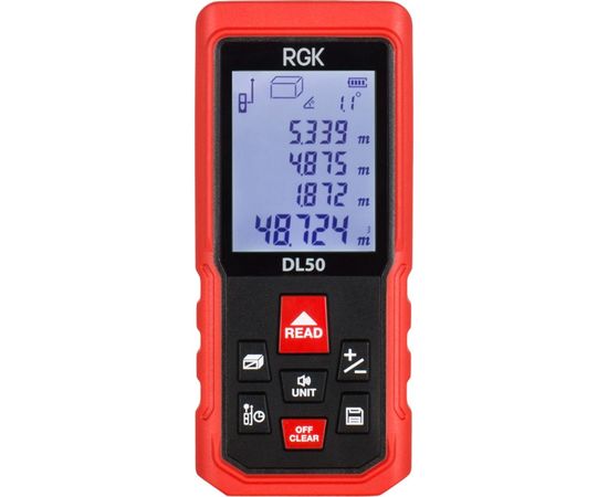 Лазерный дальномер с угломером RGK DL50 4610011873904 