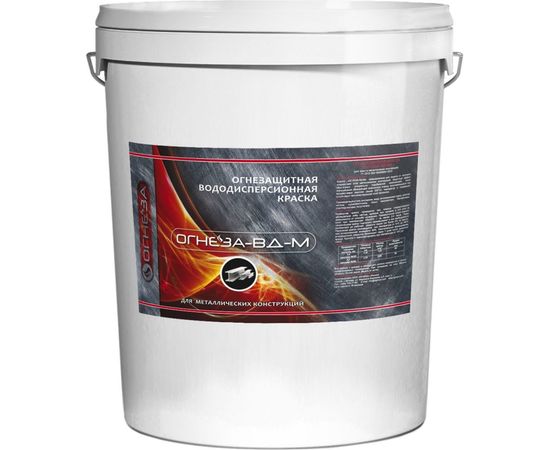 Огнезащитная краска для металла Огнеза ВД-М ведро 25 кг, цвет белый 105045 