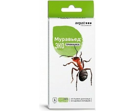 Приманка от насекомых Avgust Муравьед ЭКО 4х1.5г 42000456 