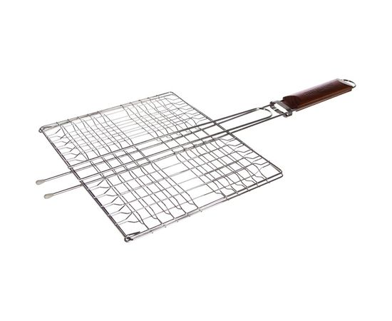 Решетка для барбекю Пикничок Альпийская, малая, 4 секции, 265х240 мм 401-770 