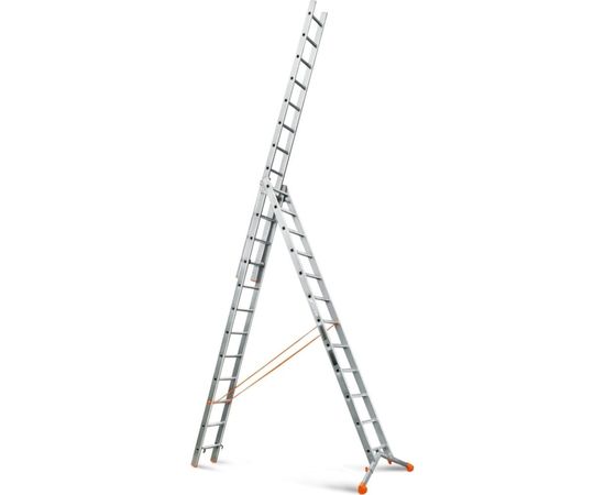 Трехсекционная лестница Эйфель ТЛ 3х12 Ювелир 