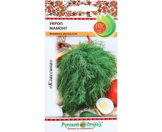 Семена РУССКИЙ ОГОРОД Укроп Мамонт 2 г 307313 