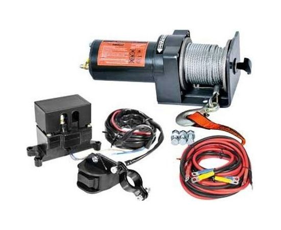 Электрическая лебедка, 12В, 907кг, стальной трос ROCK RP2000 9201-10000-T 