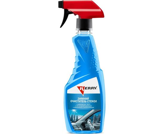 Очиститель стекол KERRY зимний, триггер, 500 мл KR-521 11605580 