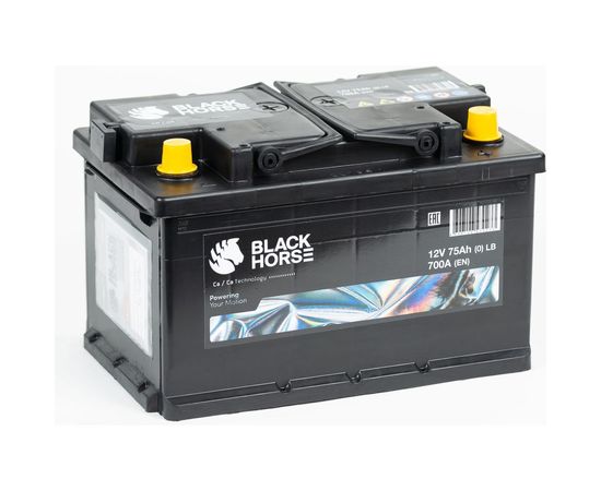 Аккумуляторная батарея Black Horse 12V 75.0LB низкий BH 75 (0) LB низкий 