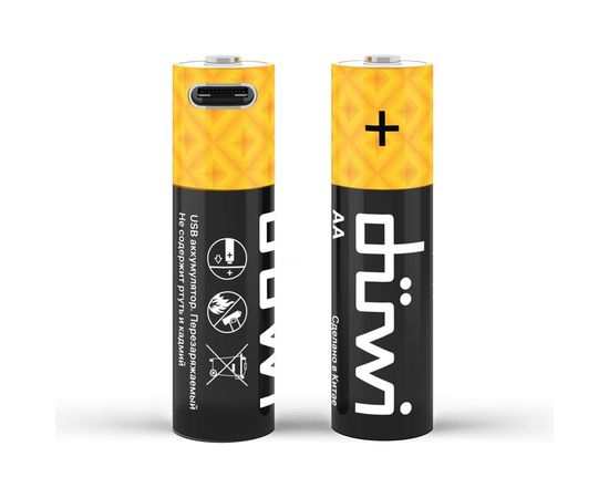 Комплект аккумуляторов duwi AA 2PACK Li-Ion 1.5V 62010 5 