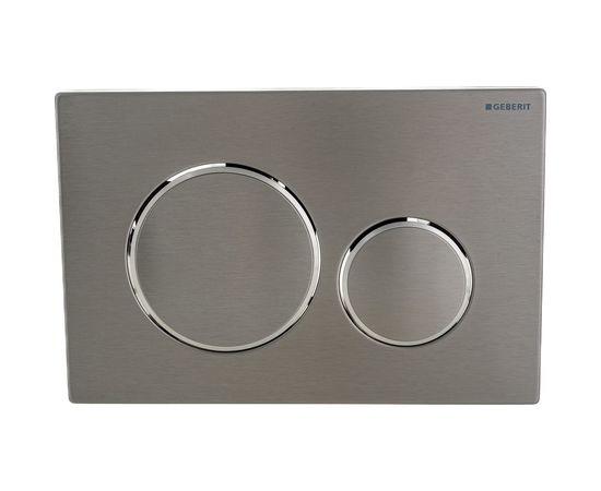 Клавиша смыва GEBERIT 115.882.SN.1 Sigma 20, двойной смыв нерж. сталь 00000047519 