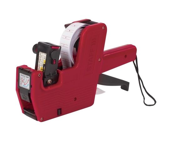 Этикет-пистолет STAFF 1-строчный, 8 символов, 21х12 мм, этикетка 123568-123568 EVERYDAY 290830 