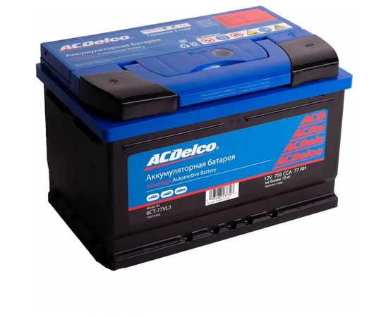 Аккумулятор ACDelco 77-З-L Прямая Полярность 19375456 