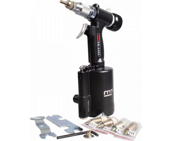 Пневмогидравлический заклепочник для резьбовых заклепок М4 - М10 MIGHTY SEVEN PB-2402 