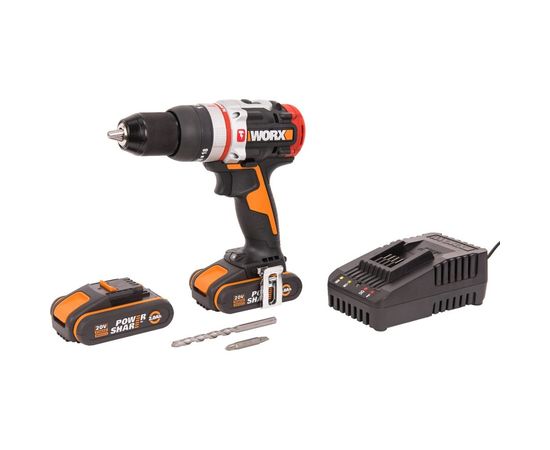 Аккумуляторная бесщеточная ударная дрель-шуруповерт WORX WX354 – изображение 2