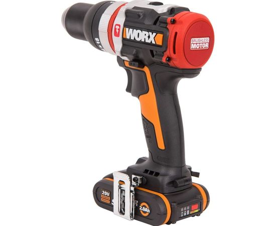 Аккумуляторная бесщеточная ударная дрель-шуруповерт WORX WX354 – изображение 6