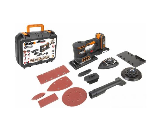 Аккумуляторная виброшлифмашина WORX WX820 – изображение 4