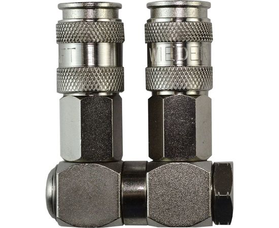 Разветвитель пневматический (1/4F; 2 выхода рапид EURO) WIEDERKRAFT WDK-83RL – изображение 3