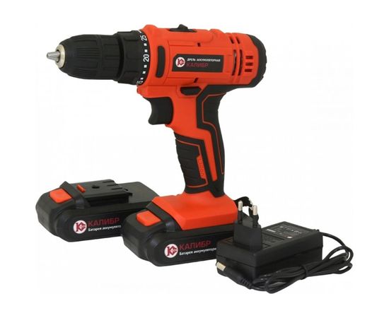 Аккумуляторная дрель-шуруповерт Калибр ДА-18А Li-Ion 00000077185 – изображение 6