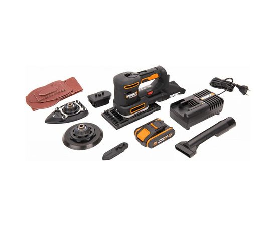 Аккумуляторная виброшлифмашина WORX WX820 – изображение 13