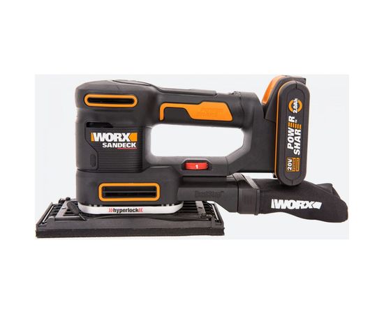 Аккумуляторная виброшлифмашина WORX WX820 – изображение 12