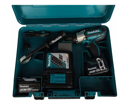 Аккумуляторная дрель-шуруповерт Makita DDF451RFE – изображение 11