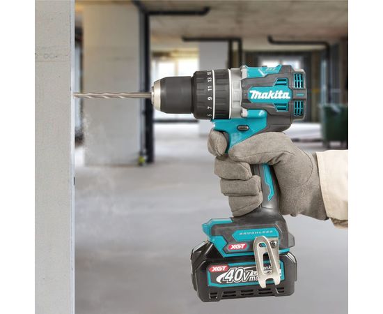 Ударная аккумуляторная дрель-шуруповерт Makita BL XPT, XGT 40В HP002GZ – изображение 2
